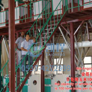 安哥拉罗安达日处理玉米100吨制粉成套设备